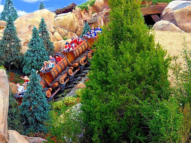 Seven Dwarfs Mine Train at Walt Disney World / Wikimedia / Jennifer
Link: https://upload.wikimedia.org/wikipedia/commons/thumb/5/59/Seven_Dwarfs_Mine_Train_%2816423406727%29.jpg/640px-Seven_Dwarfs_Mine_Train_%2816423406727%29.jpg