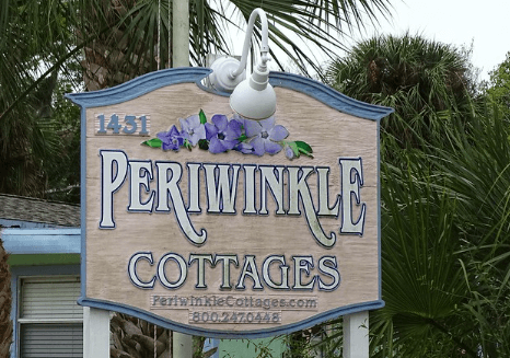 Entrance sign of Periwinkle Cottages / Flickr / Alan C
Link: https://live.staticflickr.com/65535/51975016903_127e3fb7d6_m.jpg