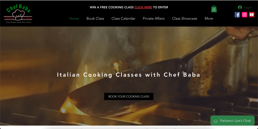 Homepage of Chef Baba / https://www.chef-baba.com

