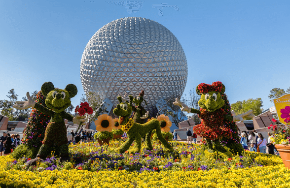 Flower statue at Epcot International Flower & Garden Festival / Flickr / Matthew Paulson
Link: https://flic.kr/p/25e3P81