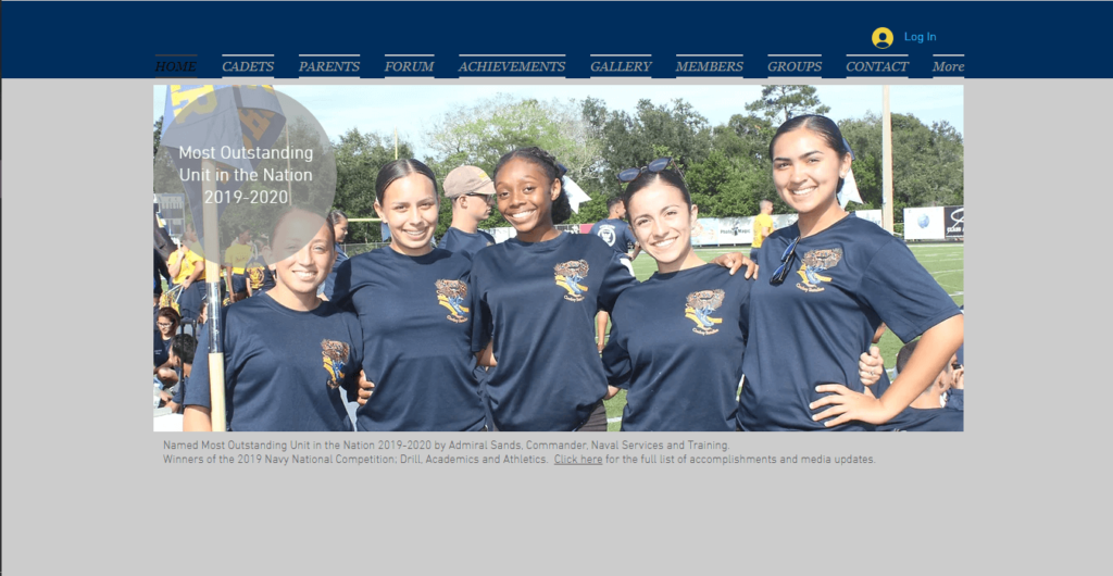 Homepage of Gaither High School NJROTC / https://www.gaithernjrotc.com
