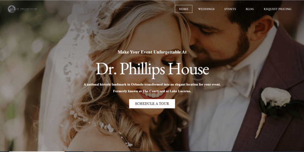 Homepage of Dr. Philips House's website / drphillipshouse.com