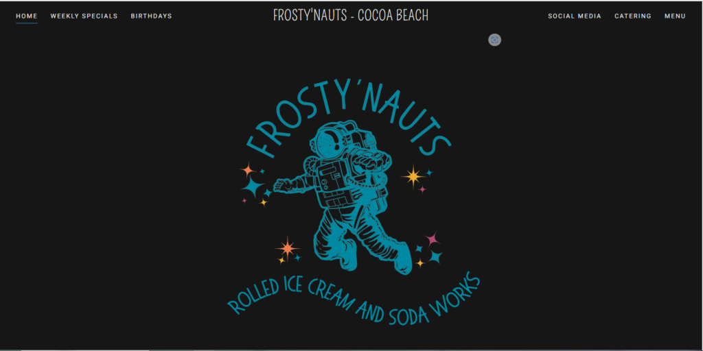 Homepage of Frosty'Nauts's website / frostynauts.com