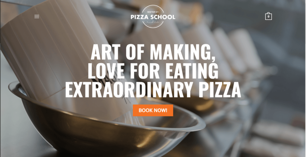 Homepage of Mister O1 Pizza School / https://www.miamipizzaschool.com
