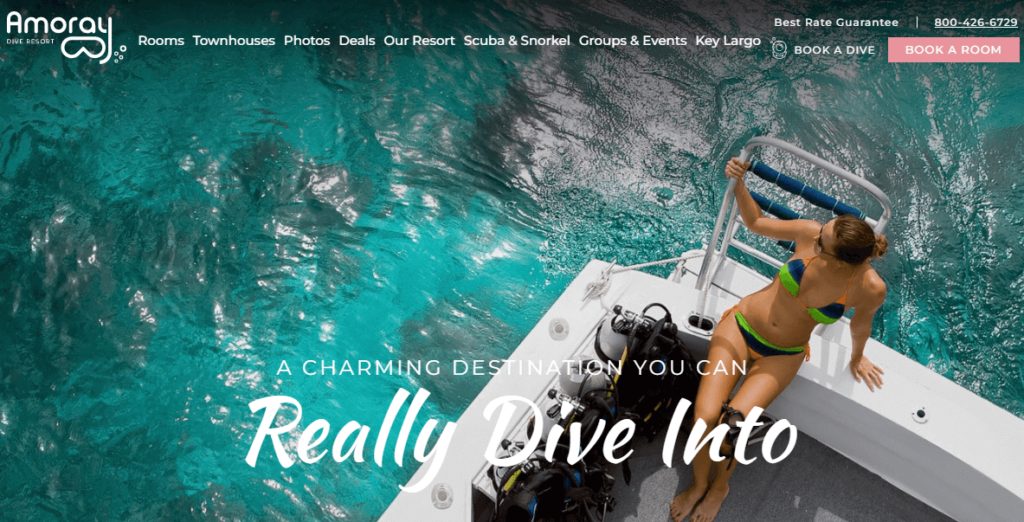 Homepage of Amoray Dive Resort
Link: https://www.amoray.com/