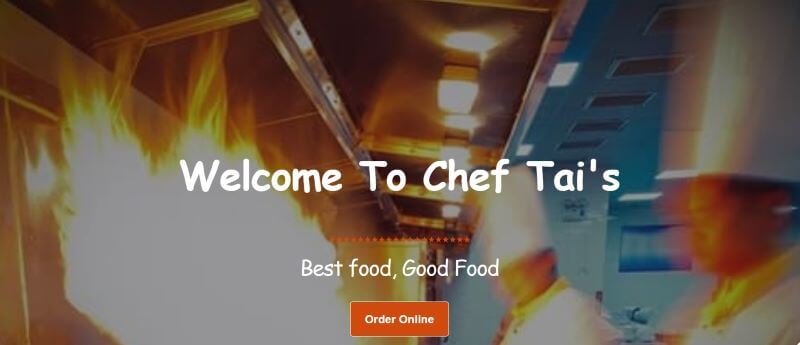 Homepage of Chef Tai's
Link: https://cheftaisbocaraton.com/