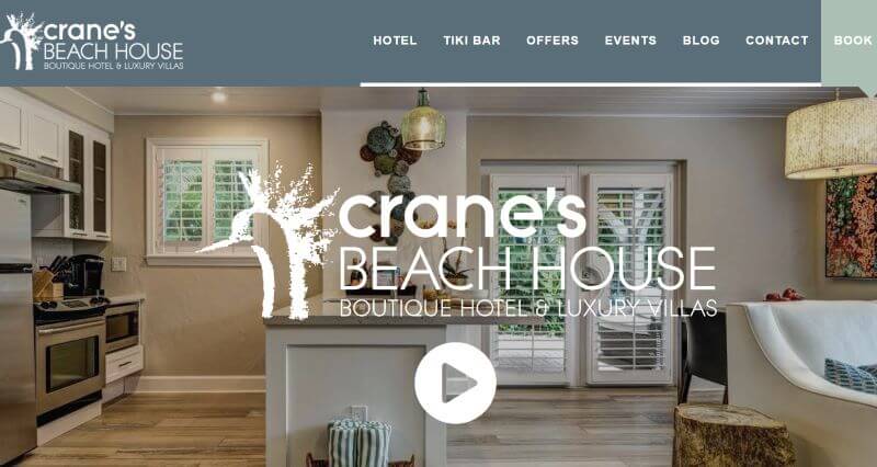 Homepage of Crane's Beach House
Link: https://cranesbeachhouse.com/
