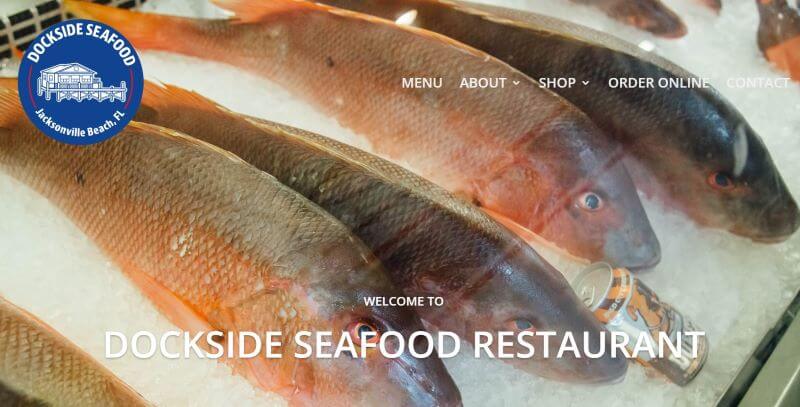 Homepage of Dockside
Link: https://docksideseafoodrestaurant.com/