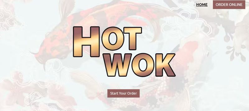 Homepage of Hot Wok
Link: https://www.hotwokgainesvillefl.com/#/