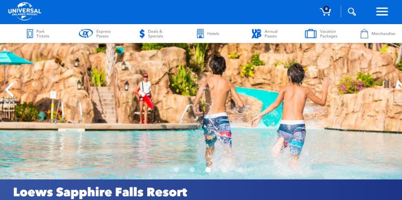 Homepage of Loews Sapphire Falls
Link: https://www.universalorlando.com/web/en/us/places-to-stay/loews-sapphire-falls-resort