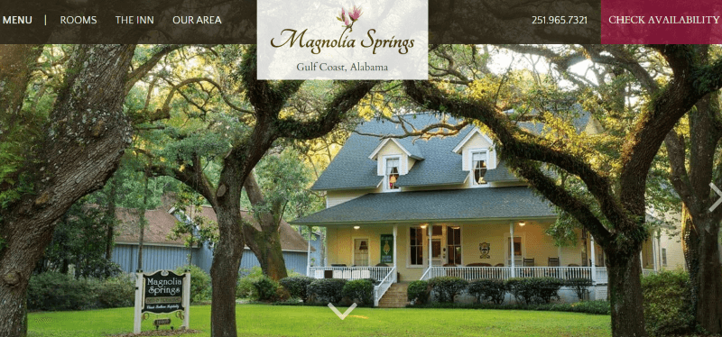 Homepage of Magnolia Springs
Link: https://www.magnoliasprings.com/
