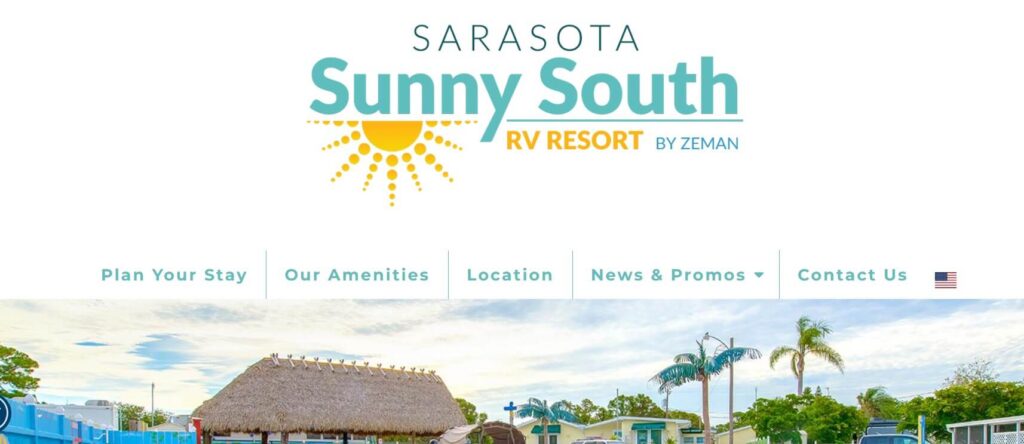 Homepage of Sunny South
Link: https://sarasotasunnysouth.com/