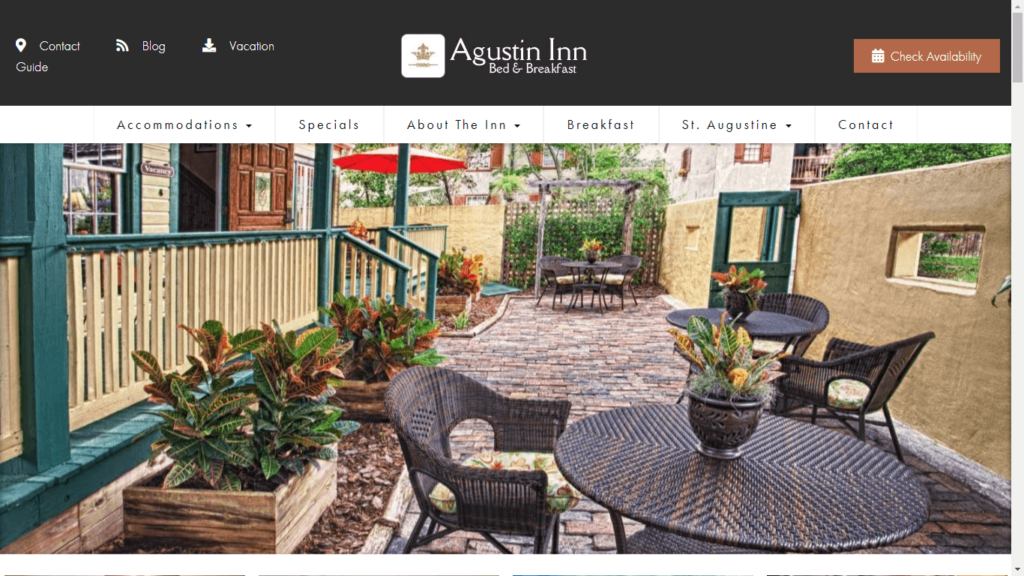 Homepage of Agustin Inn's Website / agustininn.com