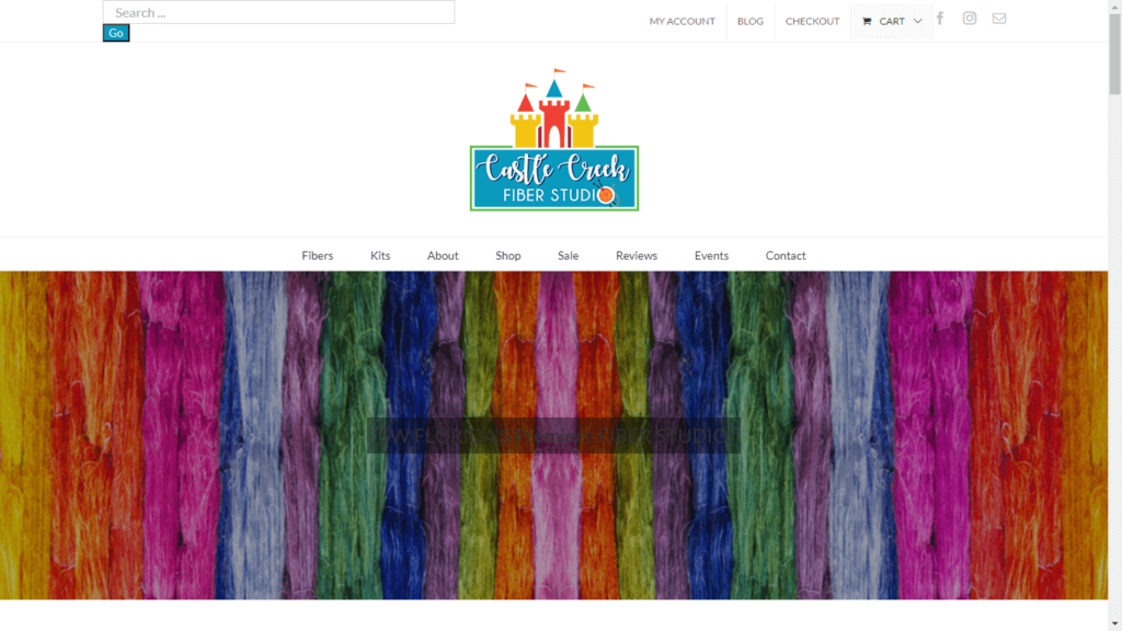 Homepage of Castle Creek Studio's Website / castlecreekstudio.com