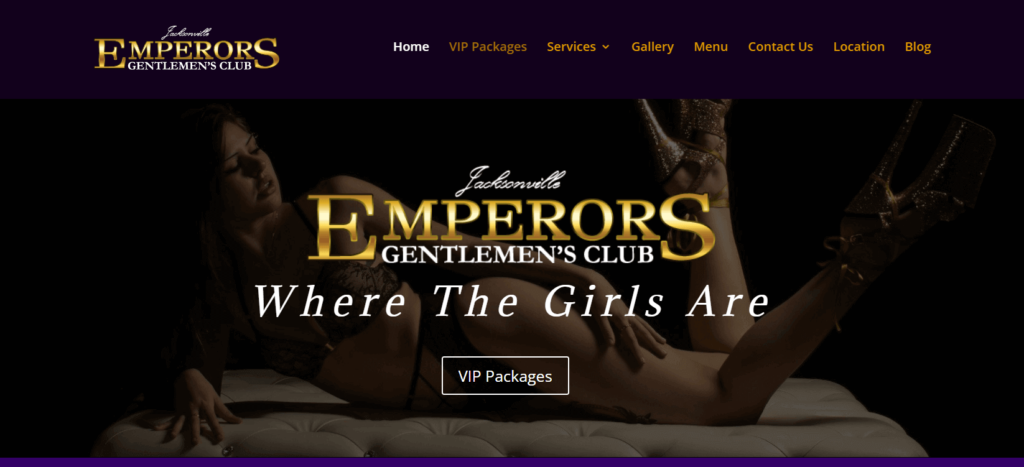Homepage of Emperor's Gentlemen's Club / emperorsjax.com
Link:
https://emperorsjax.com/