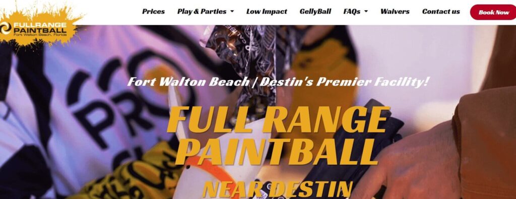 Homepage of Full Range Paintball / fullrangepaintball.com
Link:
https://fullrangepaintball.com/