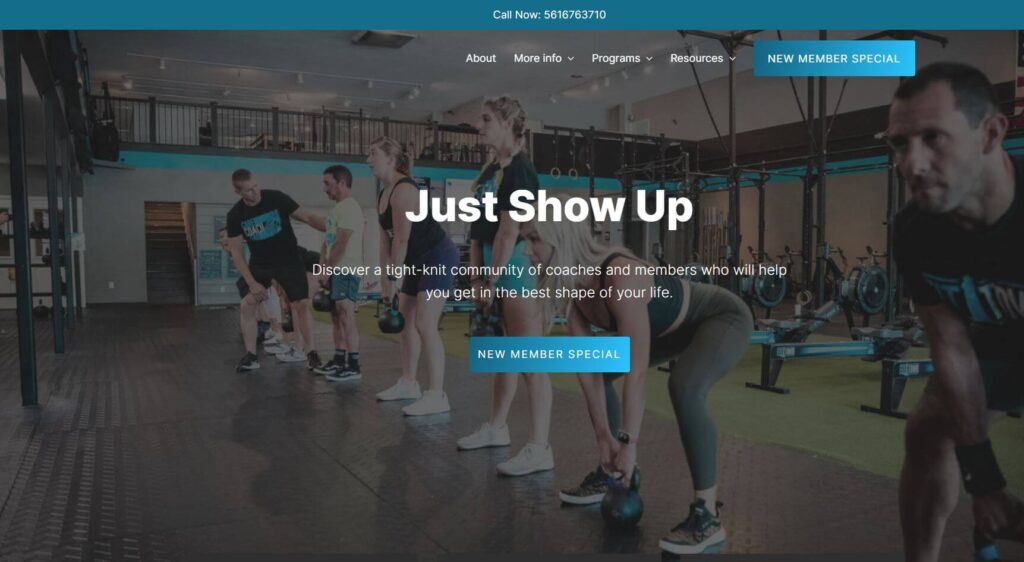 Homepage of Fit Town Jupitor 
URL: https://fittownjupiter.com/