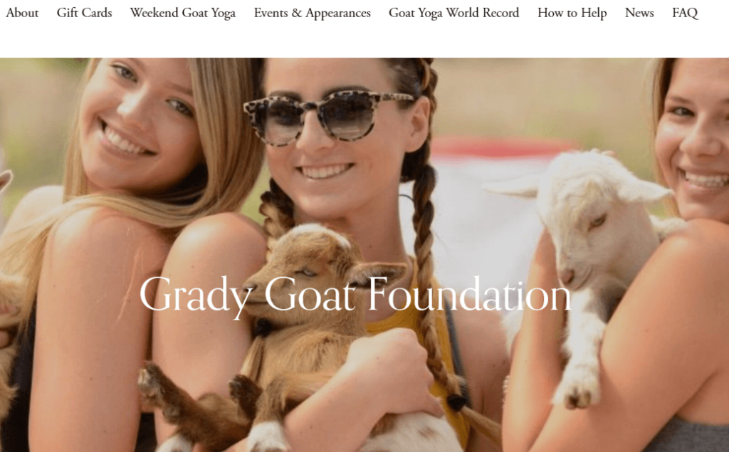 Homepage of Grady Goat Foundation
URL: https://www.gradygoat.org/