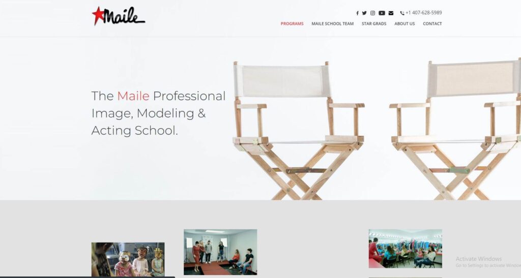 Homepage of Maile School 
URL: https://www.lisamaile.com/