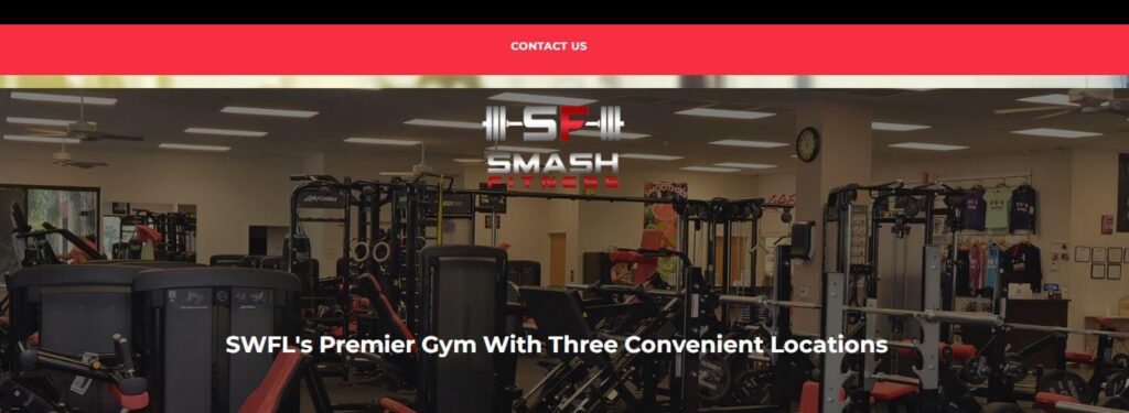 Homepage of Smash Fitness
URL: https://www.smashfitnessusa.com/