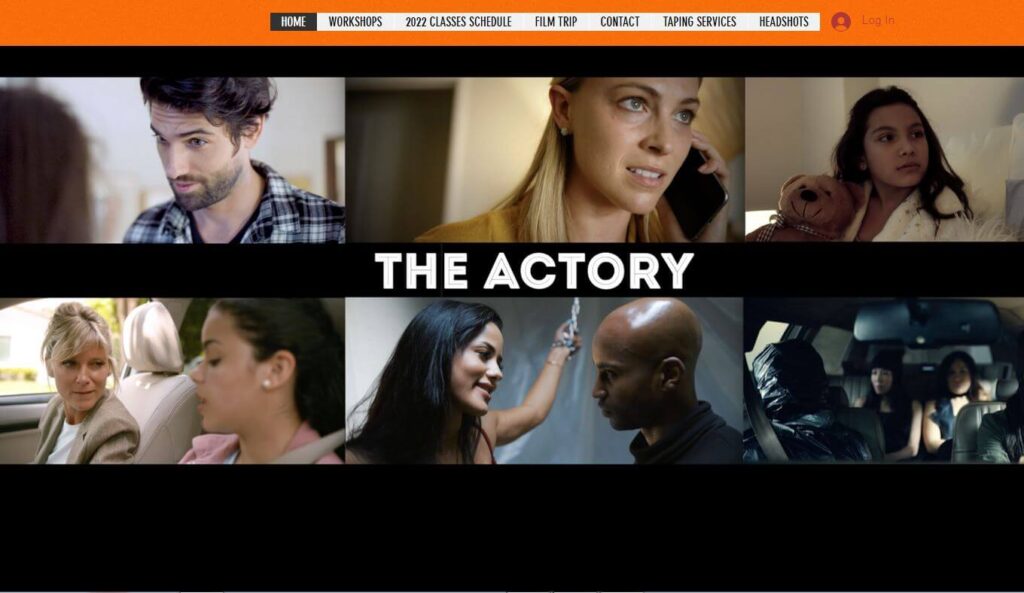 Homepage of the Actory 
URL: https://www.theactory.com/