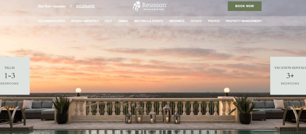 Homepage of Reunion Resort and Golf Club / reunionresort.com
Link:
https://www.reunionresort.com/