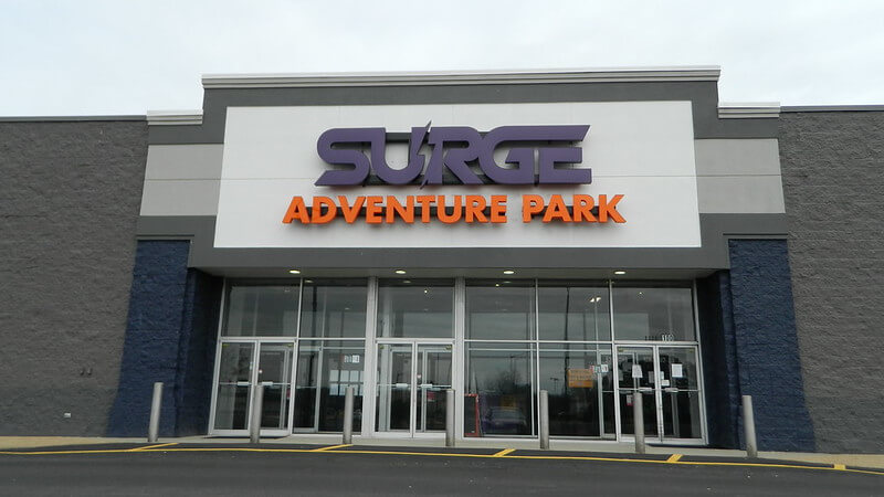 Outside view of Surge Adventure Park / Flickr / Ryan
Link:
https://www.flickr.com/photos/ryanrules/49669981993/