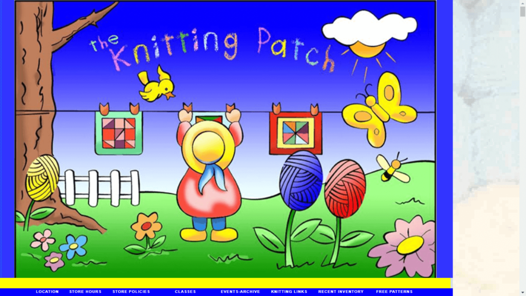 Homepage of The Knitting Patch's Website / knittingpatch.com