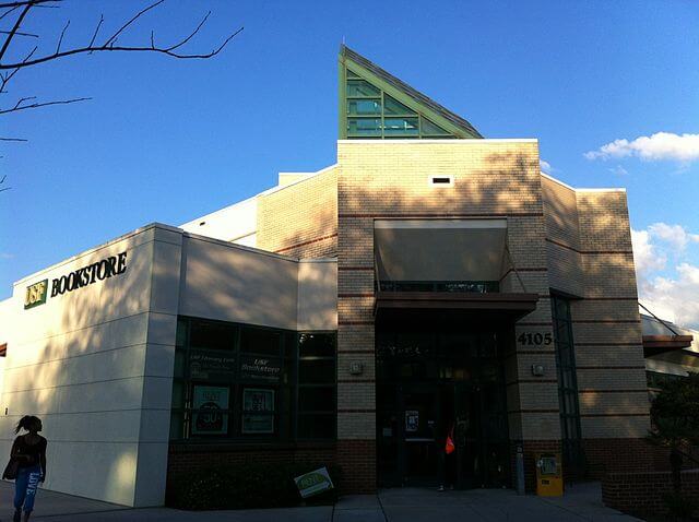 University of South Florida Tampa Bookstore / Wikimedia Commons / FightingRaven531
Link: https://commons.wikimedia.org/wiki/File:USF_tampa_bookstore.jpg