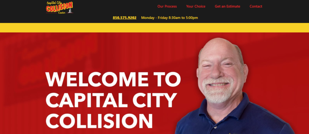 Homepage of Capital City Collision Center / capitalcitycollisioninc.com