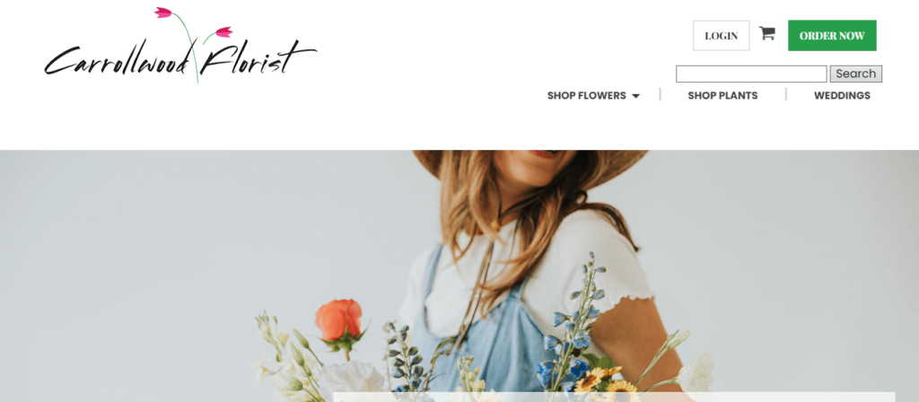 Homepage of Carrollwood Florist / carrollwoodflorist.com