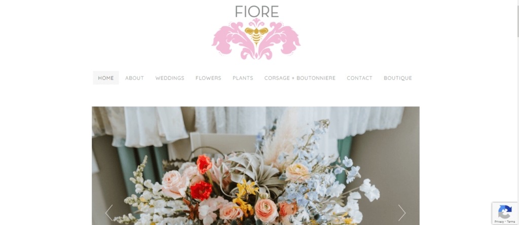 Homepage of Fiore / fioreofpensacola.com