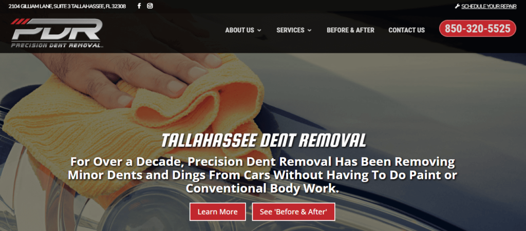 Homepage of Precision Dent Removal / dentremovaltallahassee.com