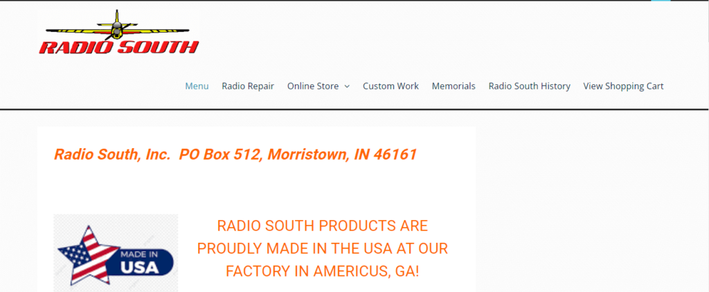 Homepage of Radio South Hobbies / radiosouthrc.com
