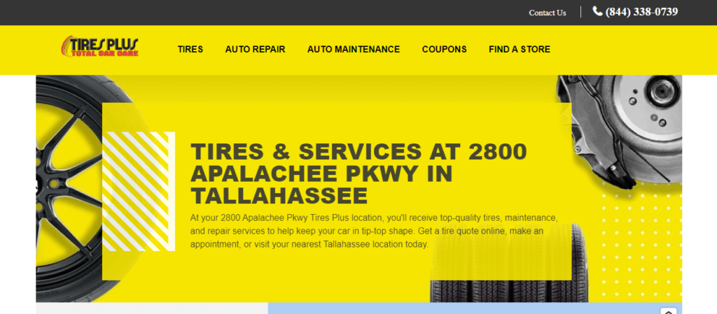 Homepage of Tires Plus / tiresplus.com