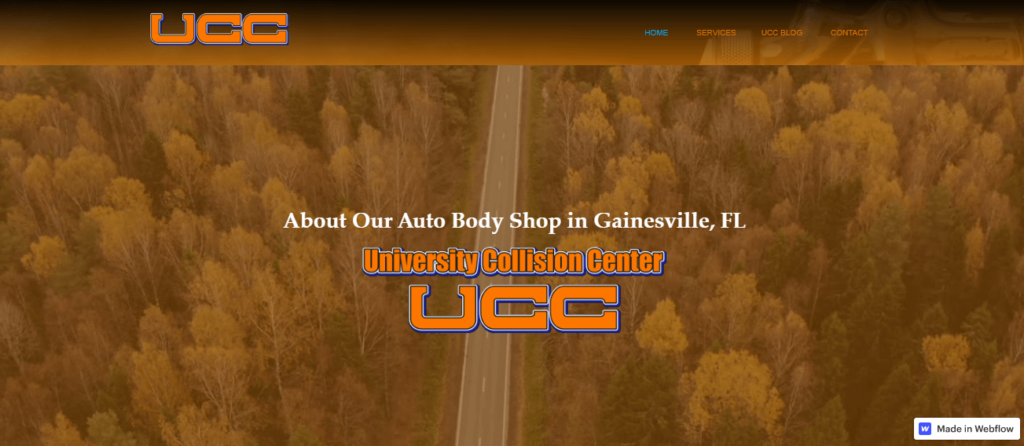 Homepage of University Collision Center Inc / universitycollisioncenter.com
