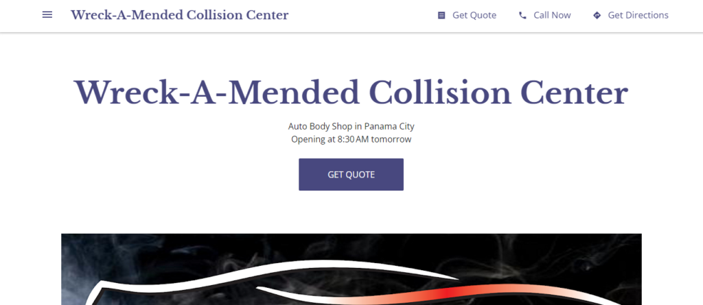 Homepage of Wreck-A-Mended Collision Center / wreck-a-mended-collision-center.com