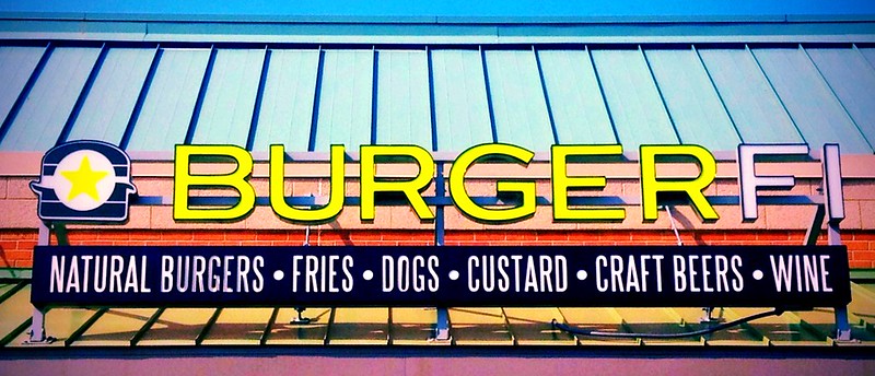 BurgerFi logo / Flickr / Mike Mozart 
Link: https://flic.kr/p/otk2NC 
