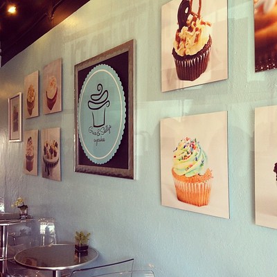 Inside view of Grace & Shelly's Cupcakes / Flickr / Ashley Fain 
Link: https://flic.kr/p/jkzFJv 
