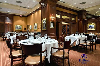 Interior view of Shula's Steakhouse / Flickr / Hilton Naples
Link: https://flic.kr/p/6GHNrr 

