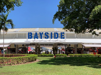 Outside view of Bayside Marketplace / Flickr / Phillip Pessar
Link: https://flic.kr/p/2a3tmx6 
