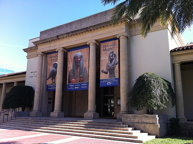 Outside view of Museum of Fine Arts / Wikipedia / Josh02
Link: https://en.wikipedia.org/wiki/Museum_of_Fine_Arts_(St._Petersburg,_Florida)#/media/File:Museum_of_Fine_Arts_St._Petersburg.JPG 
